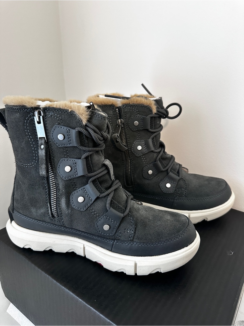 Sorel Explorer II Joan Dual Zip Waterproof 5.5 B